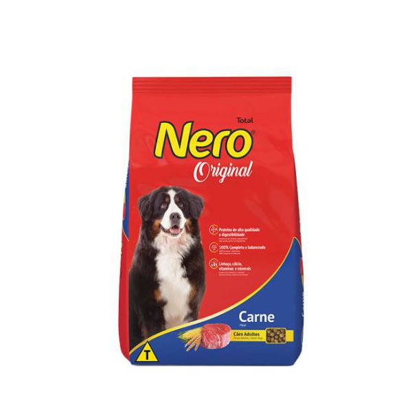 RACAO CAO NERO 15 KG CARNE