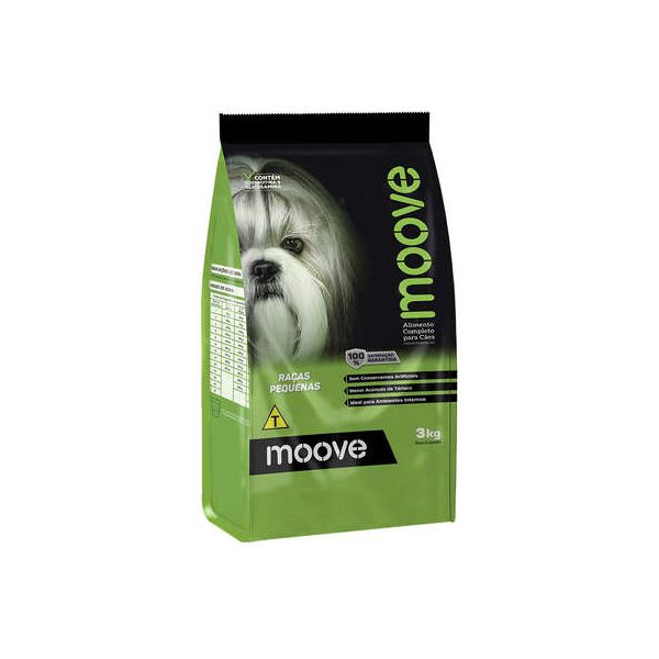 RACAO CAO MOOVE PET ADULTO R PEQ 3 KG