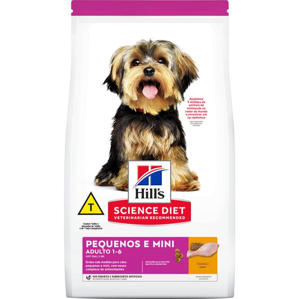 RACAO CAO HILLS 2,4KG ADULTO MINI