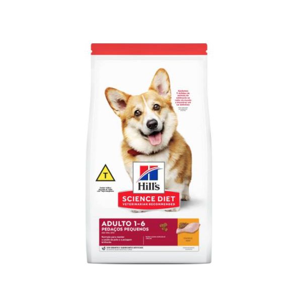 RACAO CAO HILLS 6KG AULTO PED PEQ