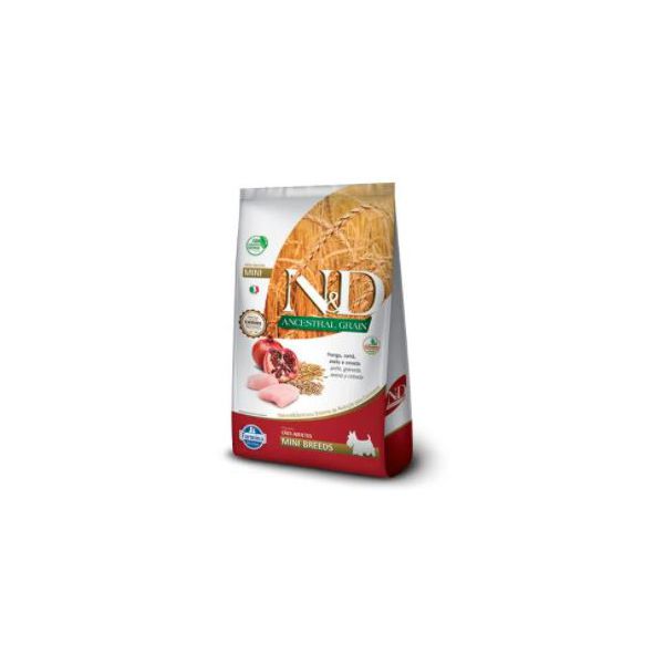 RACAO CAO N&D AD 800G ANCESTRAL FRANGO & ROMÃ