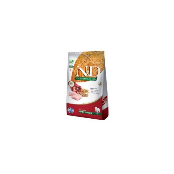 RACAO CAO N&D AD 10KG MAXI ANCESTRAL FRANGO 
