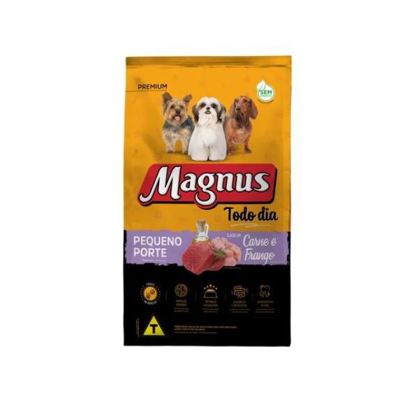 RACAO CAO MAGNUS 10KG R.PEQ TODO DIA