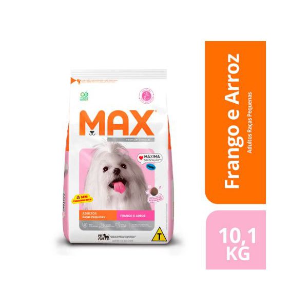 RACAO CAO MAX 10KG AD RP FRANGO E ARROZ