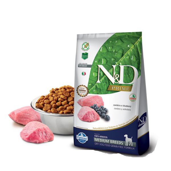RACAO CAO N&D AD MEDIUN PRIME 10KG CORD *LIQ*