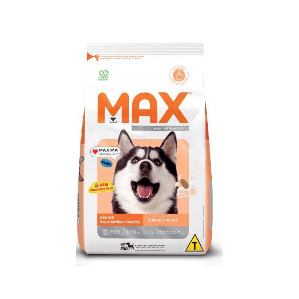 RACAO CAO MAX 3KG AD SENIOR (NOVA)