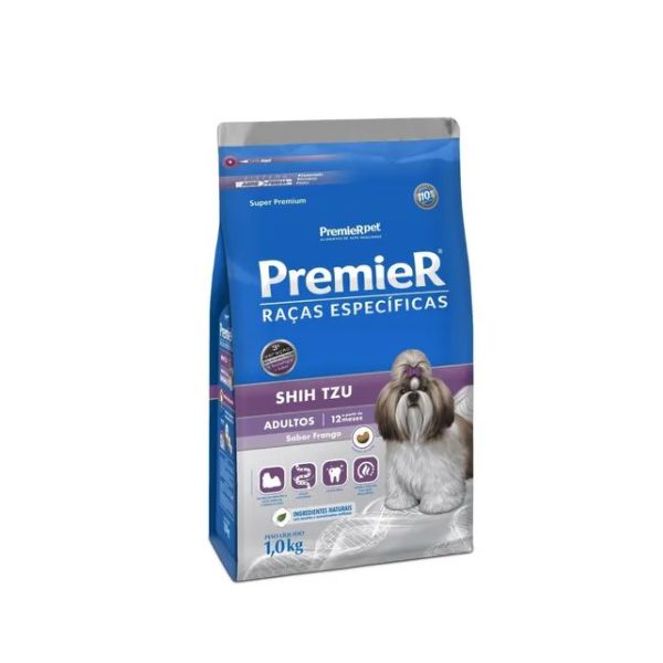 RACAO CAO PREMIER 1KG SHIH TZU AD FRANGO