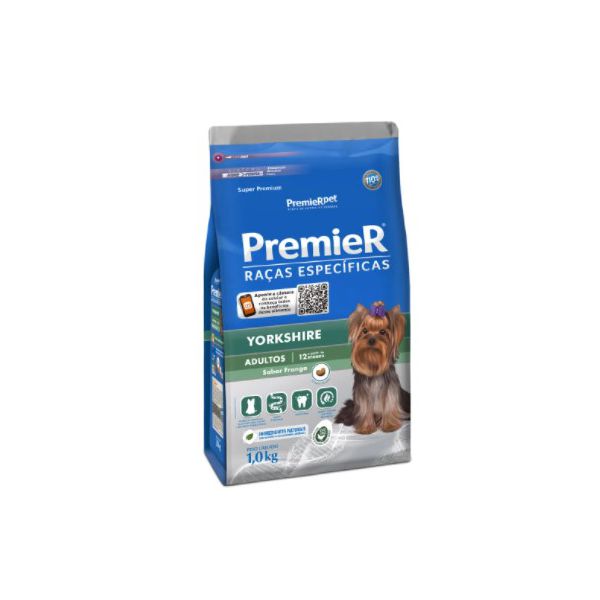 RACAO CAO PREMIER 1KG YORKSHIRE ADULTO