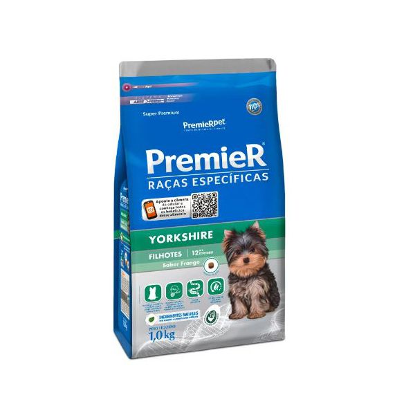 RACAO CAO PREMIER 1KG YORKSHIRE FILHOTE