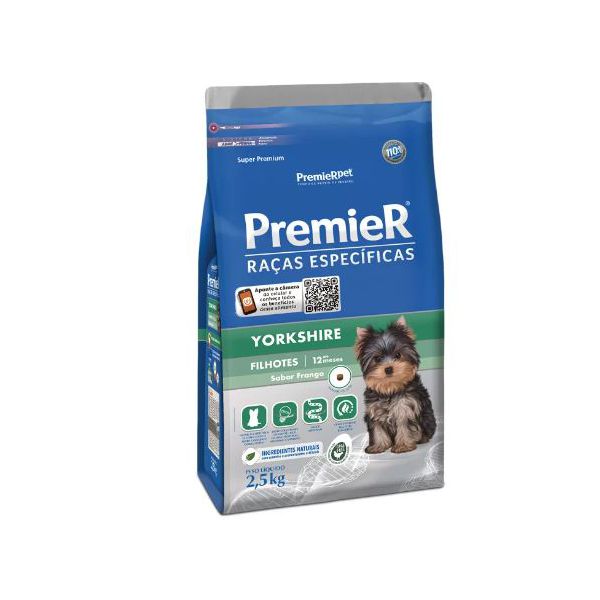 RACAO CAO PREMIER 2,5KG YORKSHIRE FILHOTE