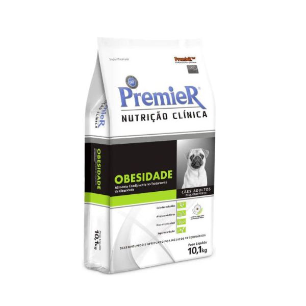 RACAO CAO PREMIER CLIN OBESID 10KG R.PEQ.