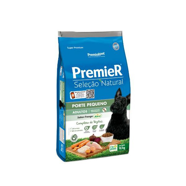 RACAO CAO PREMIER SELECAO NATURAL PEQ PORTE 10 KG