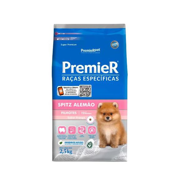 RACAO CAO PREMIER 2,5KG SPITZ ALEMÃO FILHOTE