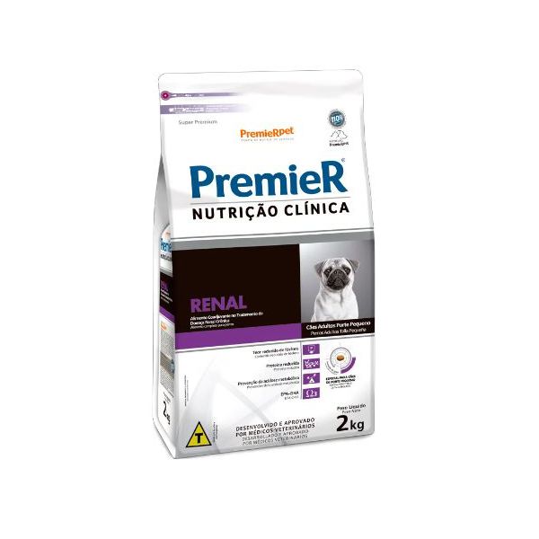 RACAO CAO PREMIER CLIN 2KG PEQ PORTE RENAL