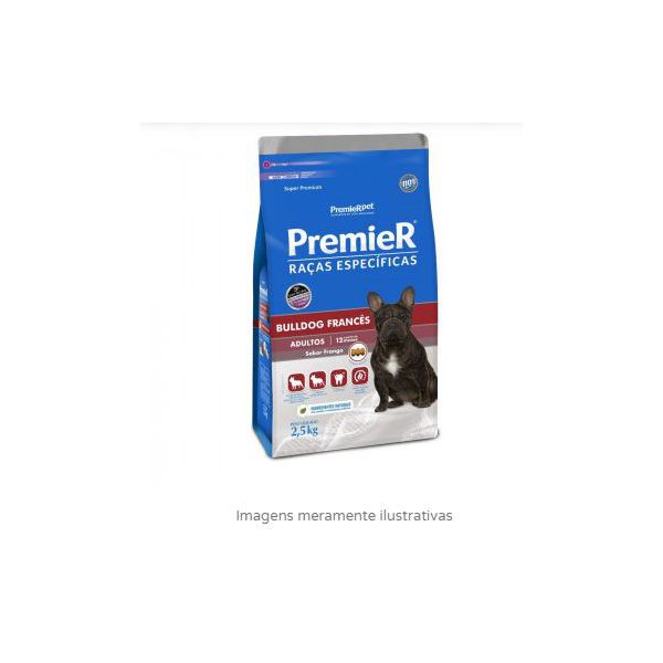 RACAO CAO PREMIER 2,5KG AD BULLDOG FRANCES