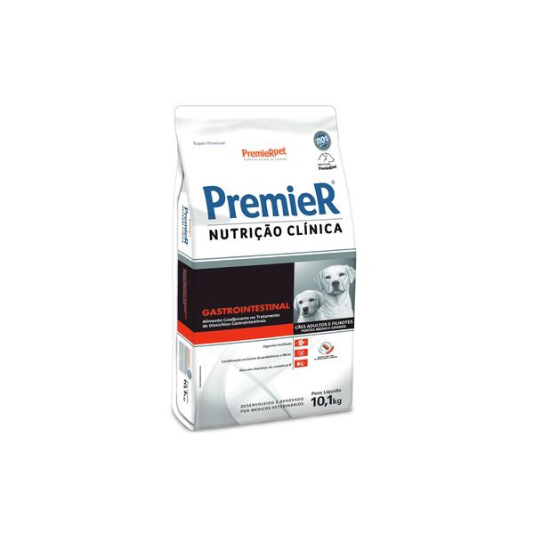 RACAO CAO PREMIER CLIN 10KG GASTROINTESTINAL MED/GRD