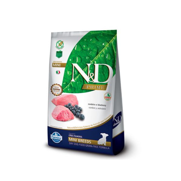RACAO CAO N&D ADULTO RP CORDEIRO 2,5 KG
