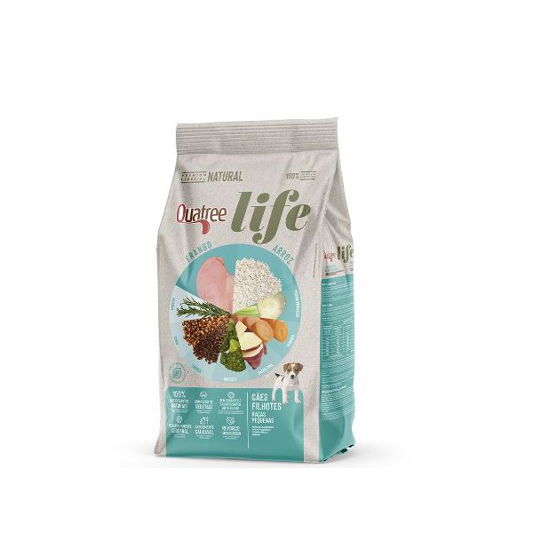 RACAO CAO QUATREE 1KG FILHOTE LIFE R PEQ