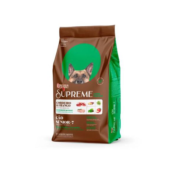 RACAO CAO QUATREE 15KG AD SUPREME SEN 7+ R MED/GRD