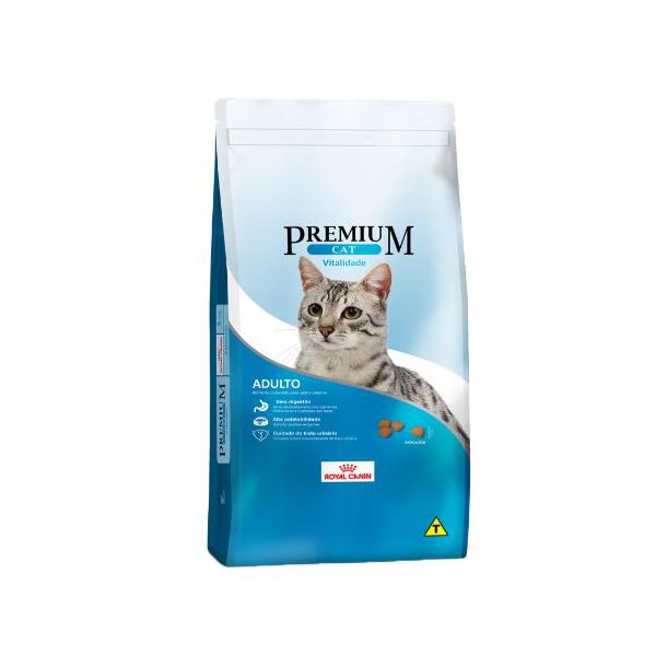RACAO GATO RC PREMIUM VITALIDADE 10 KG (AZUL)