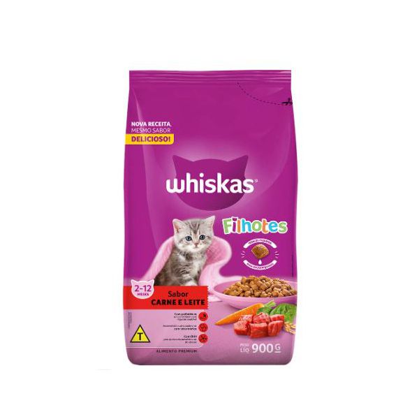 RACAO GATO WHISKAS 900G FILHOTE