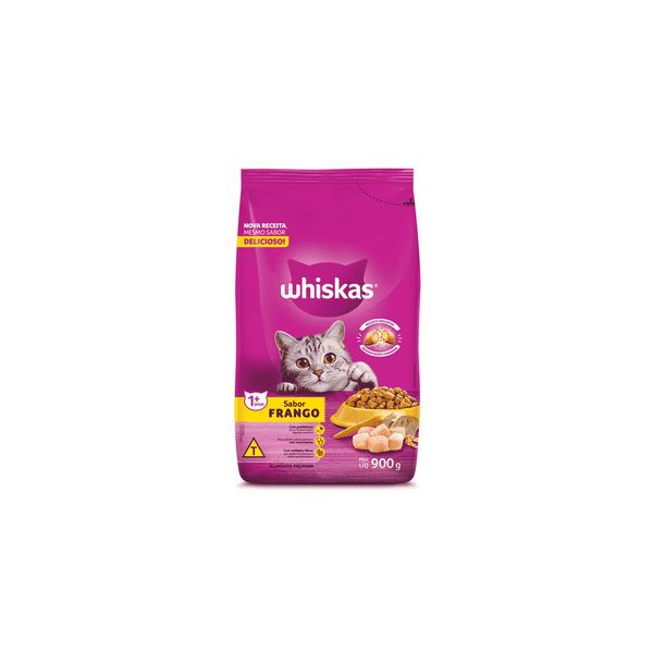 RACAO GATO WHISKAS 900G FRANGO
