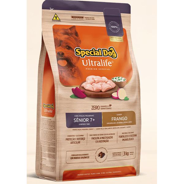 RACAO CAO SPECIAL DOG 1 KG AD ULTRALIFE RP SENIOR
