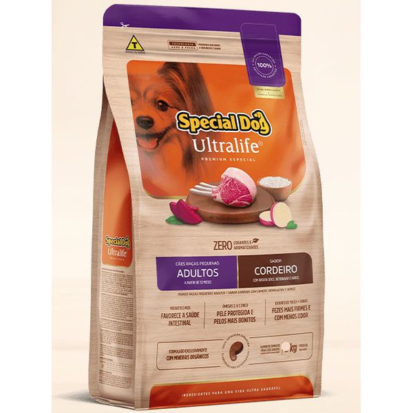 RACAO CAO SPECIAL DOG 3KG AD RP CORDEIRO