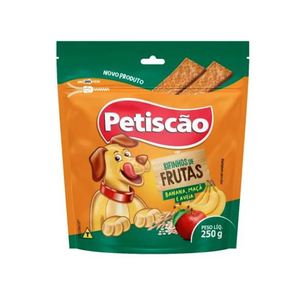 BIFINHO CAO PETISCAO TABLETE FRUTAS 250G