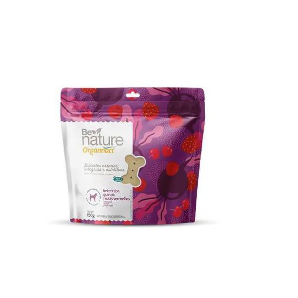 BISCOITO CAO BE NATURE AMEIXA 150G AD ORGANNACT