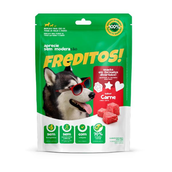 BIFINHO CAO SNACK FREDITOS CARNE 300G