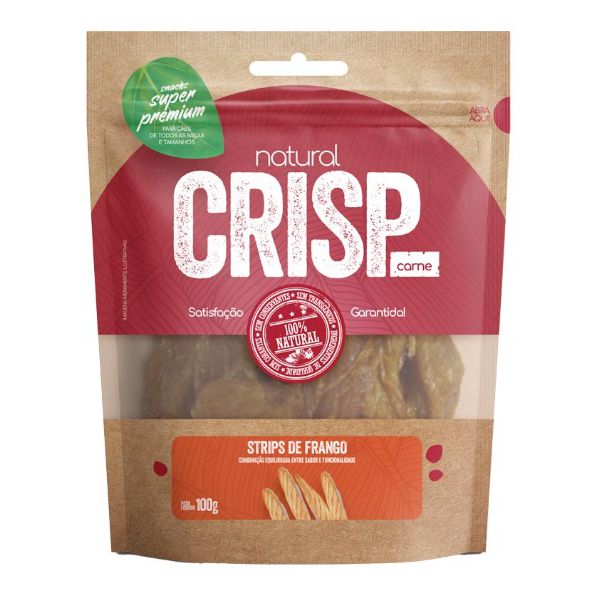BIFINHO CAO NATURAL CRISP STRIPS FRANGO 100G