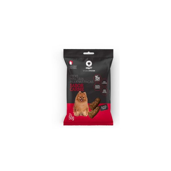 BIFINHO CAO STICKS CARNE RAÇAS PEQ DOG27 50 GR