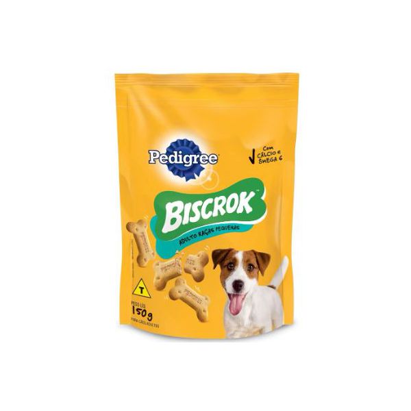 BISCOITO CAO BISCROCK 150G AD R PEQ
