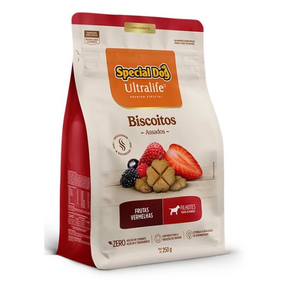 BISCOITO CAO FIL FRUTAS VERM SPECIAL DOG 250G