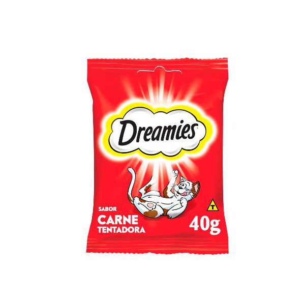 PETISCO GATO WHISKAS DREAMIES CARNE 40G