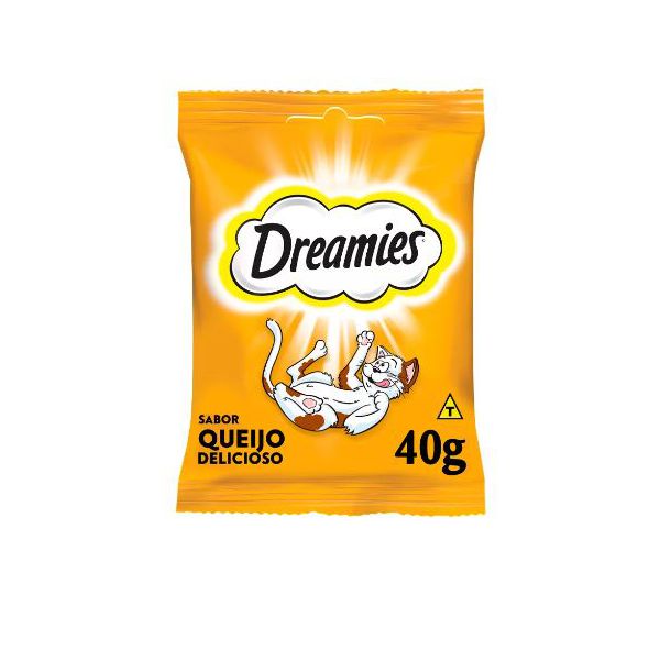 PETISCO GATO WHISKAS DREAMIES QUEIJO 40G