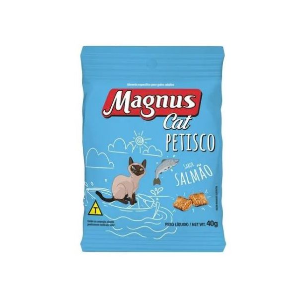 PETISCO GATO MAGNUS CAT SALMAO 40G