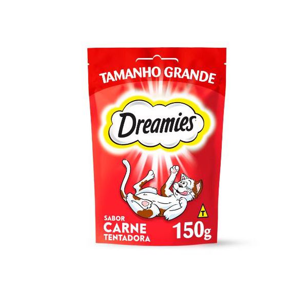 PETISCO GATO DREAMIES CARNE 150G