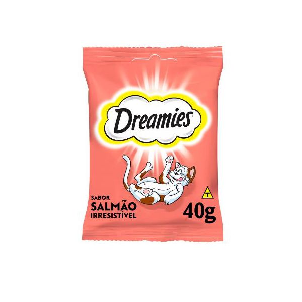 PETISCO GATO DREAMIES SALMAO 40G