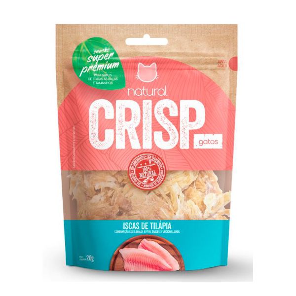 BIFINHO GATO NATURAL CRISP ISCAS TILAPIA 20G