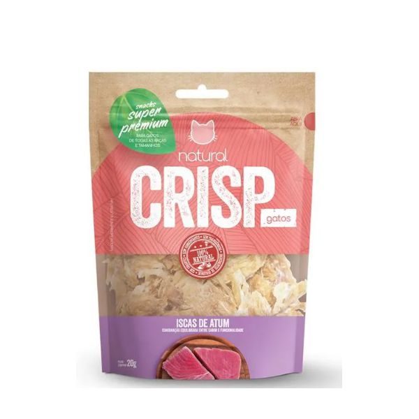 BIFINHO GATO NATURAL CRISP ISCAS ATUM 20G