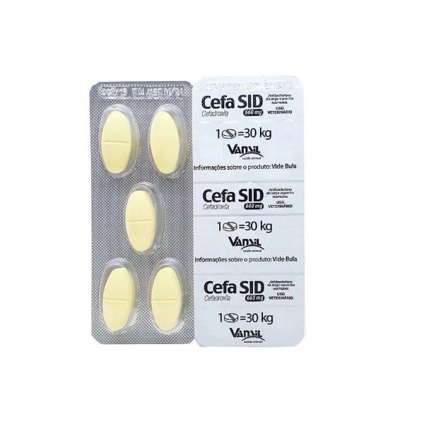 CEFA SID 660MG 5 COMP (CEFADROXILA) CARTELA