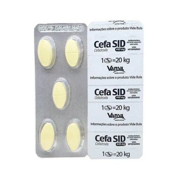CEFA SID 440MG 5 COMP (CEFADROXILA) CARTELA
