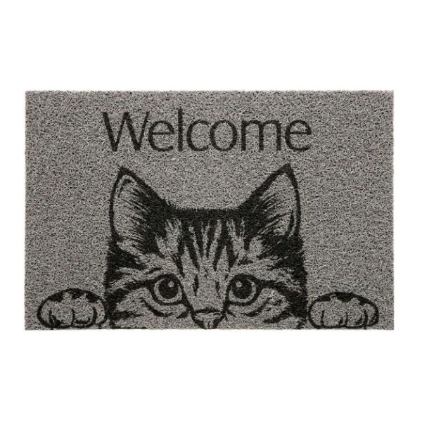 TAPETE VINIL PET CAT WELCOME 40CM X 60CM