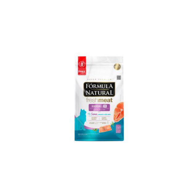 RACAO GATO FORMULA 7KG SALMAO HAIRBALL FRESH MEAT