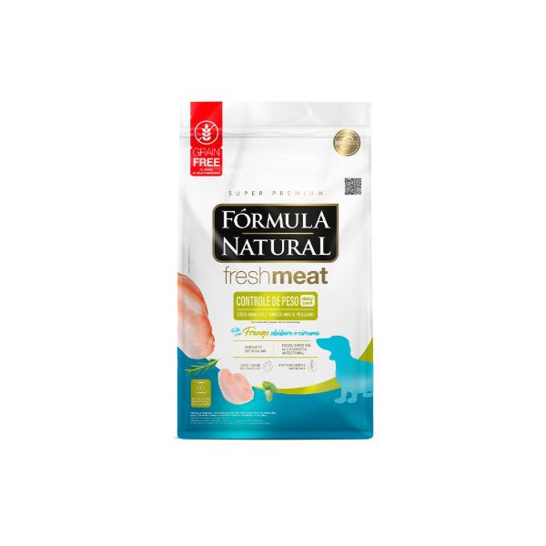 RACAO CAO FORMULA 7KG CONTROLE PESO MINI FRESH MEAT