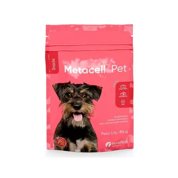 METACELL SNACKS 84G 30 TABLETES