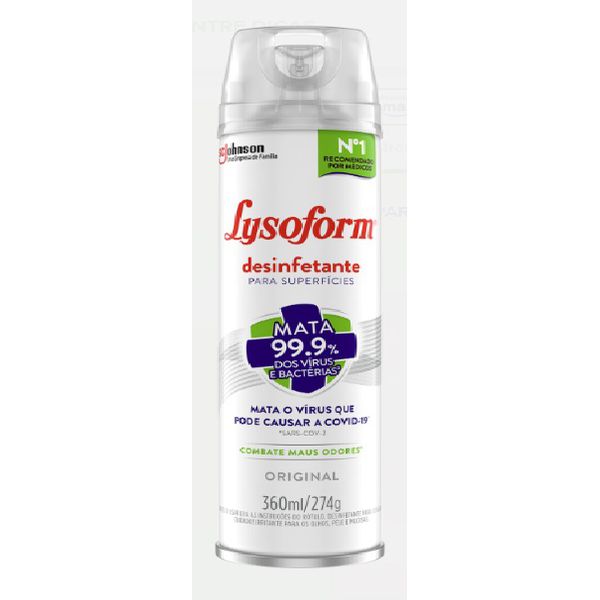 LYSOFORM 360ML AEROSOL DESINFETANTE ORIGINAL