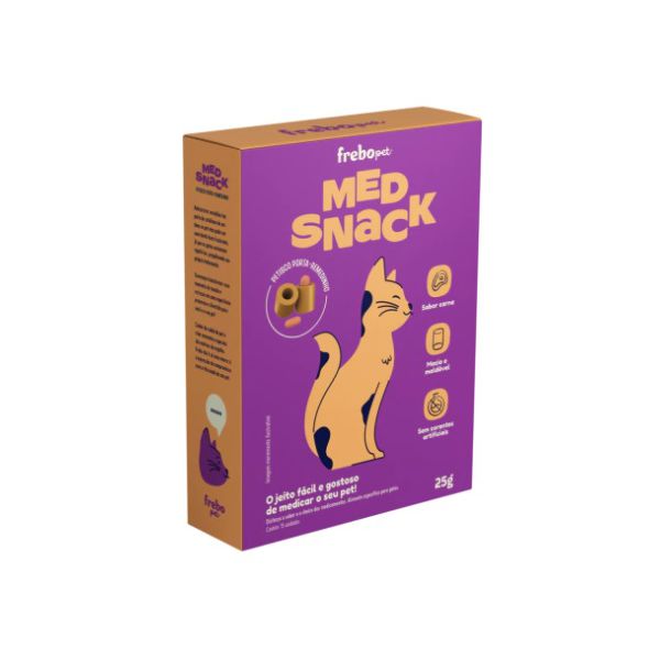 MED SNACK GATO MASSINHA P/DAR COMP 25G 15 UN